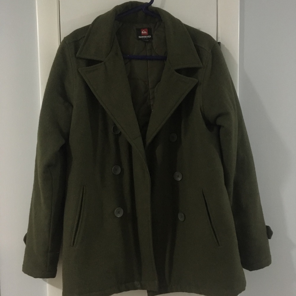 Quicksilver Wool Trench Coat
